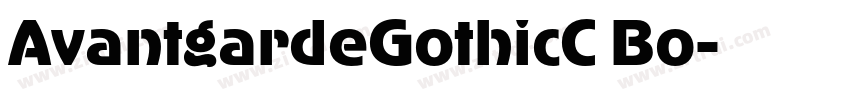 AvantgardeGothicC Bo字体转换